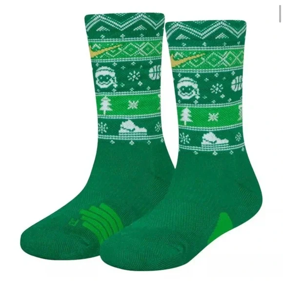 Nike Elite Basketball Crew‎ Socks Holiday Medium