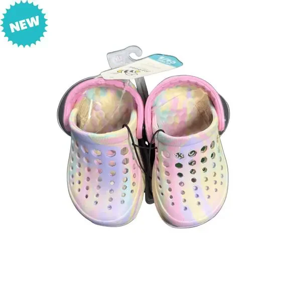 Joybees Active Clogs Girls Size 4/5C Marbled Ombre Pink NWT