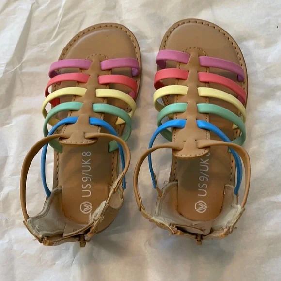 FIBURE Rainbow Gladiator Sandals