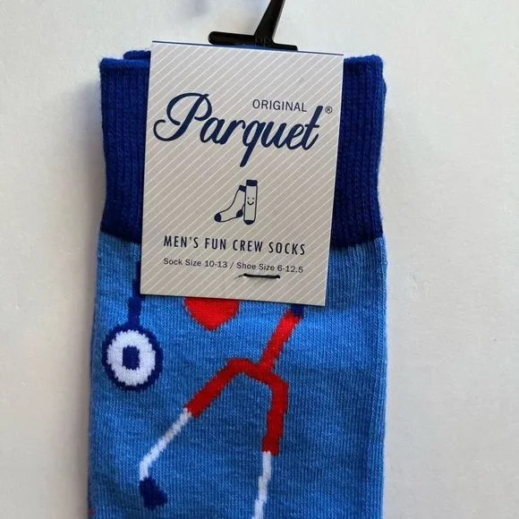 Men's Crew Socks -Health Worker Series- Hero- NWT