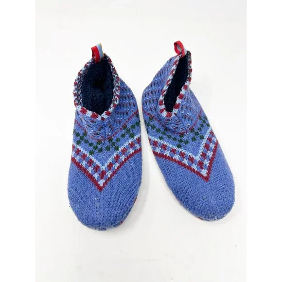 Bombas Youth Gripper Slippers Sherpa Lined Slip On Bristol‎ Blue Youth 1-5