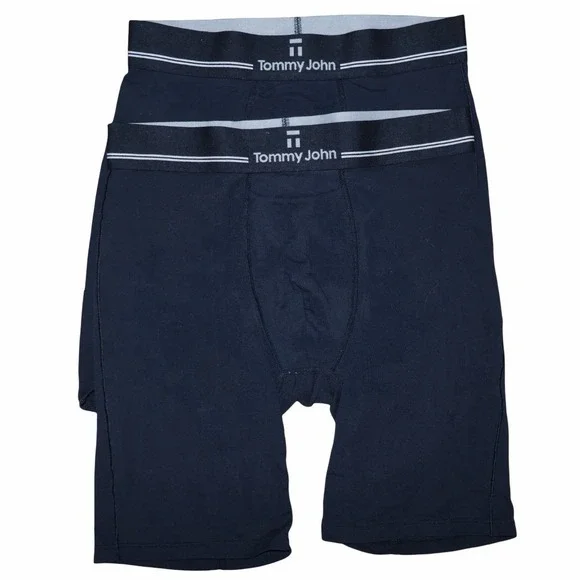 (2) Tommy‎ John Apollo Boxer Briefs Black Men's M