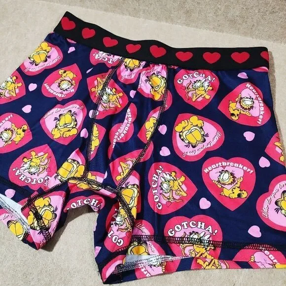 Nickelodeon Garfield Valentine Heart Boxer Brief -J