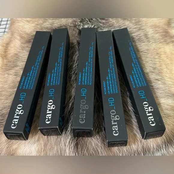 LOT OF 5 CARGO HD PICTURE PERFECT LIP CONTOUR 2-IN-1 LC-116 DEEP WINE NEW IN BOX