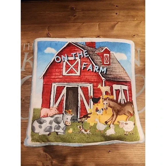 NEW!‎ Barnyard Animals Cuddle Fabric Book