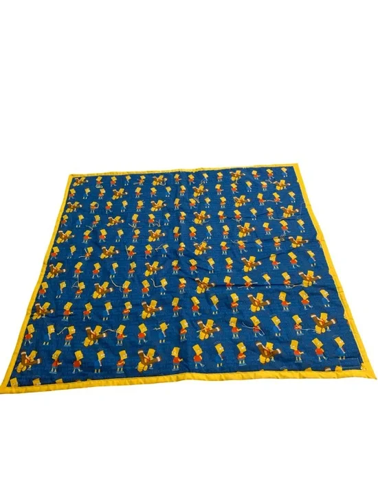 Bart Simpson‎ “I Didn’t Do it” Quilt Made By Midland Quilt Makers 3x3