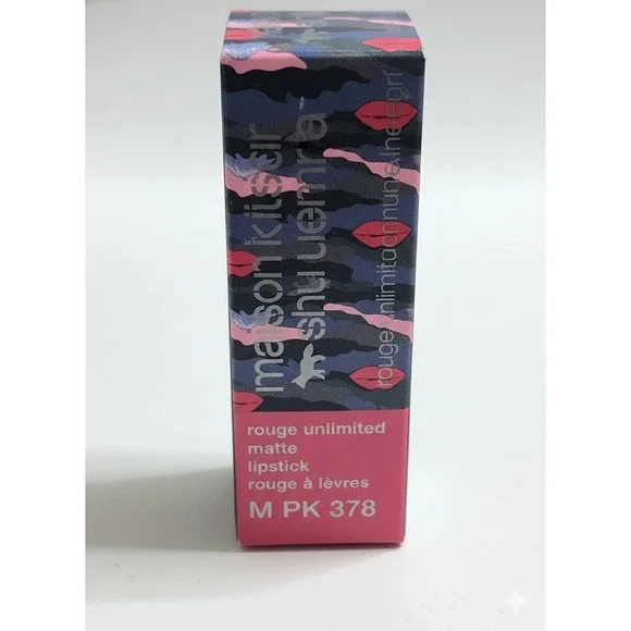 Shu Uemura Maison Kitsuné Lipstick M‎ PK 378 Matte DISCONTINUED RARE