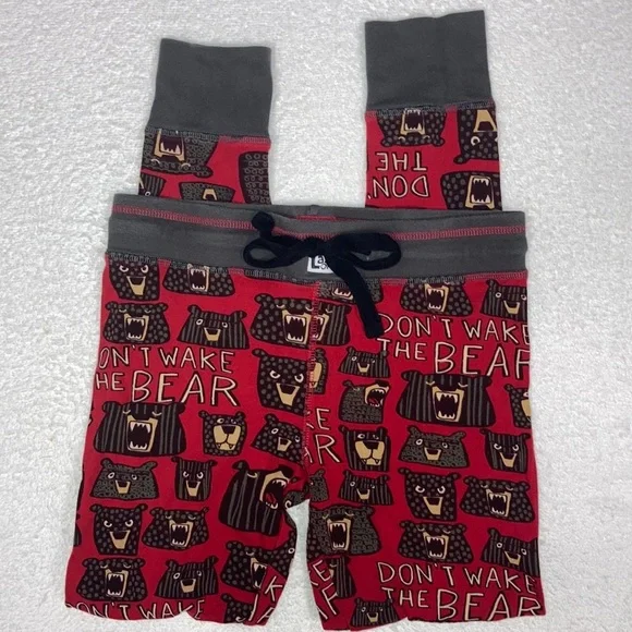Lazy one Don’t wake the bear pajama legging mens small