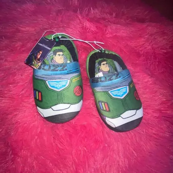 Disney Pixar‎ Buzz Lightyear Toddler Boys' Slippers Size XL 11/12 NEW