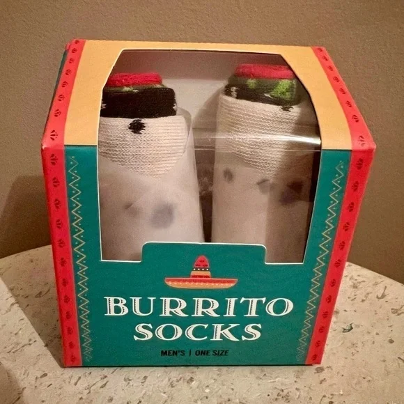 Orrsum Socks Men’s Casual Burrito Socks