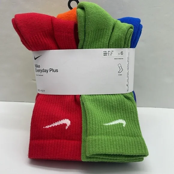Nike Everyday Plus Cushioned Training Crew Socks (6 Pairs)