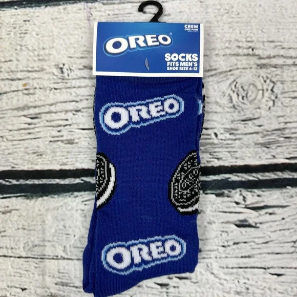 Oreo‎ 🆕 Print Odd Sox Novelty Crew Socks [Men's Size 6-12] NWT Novelty Gift