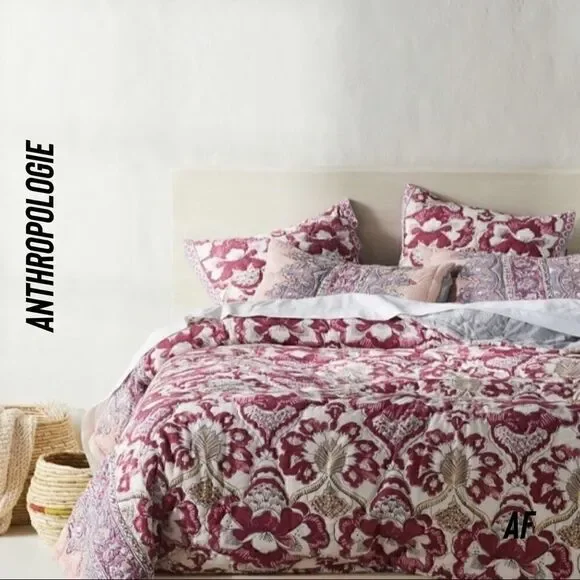 ANTHROPOLOGIE ZADIE QUILT QUEEN NEW
