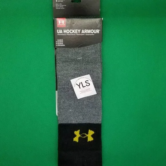 UA HOCKEY ARMOUR PERFORMANCE Leg Sleeves 'Level 4' Adult Medium 4-8.5 Socks