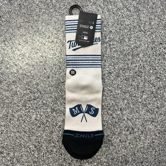 Stance Socks Youth Boys Size 3-5.5 MLB Minnesota Twin Cities Crew