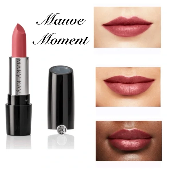 NWT Mary Kay MAUVE MOMENT Gel Semi Matte Lipstick Neutral Flattering Pink Mauve