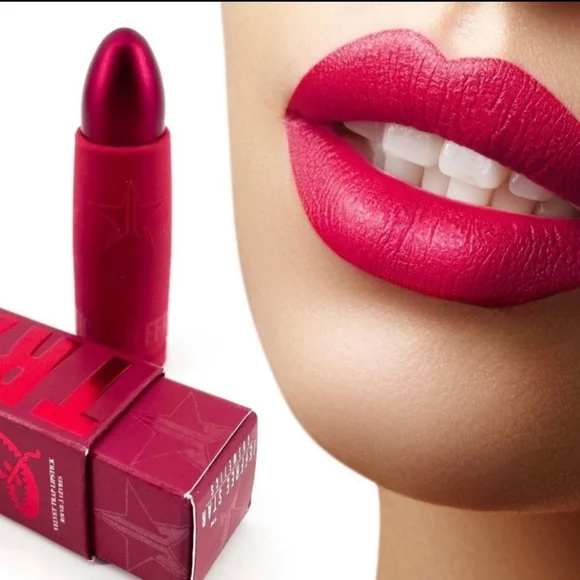 New Jeffree Star Cosmetics Velvet Trap Lipstick in pink Entrapment shade…