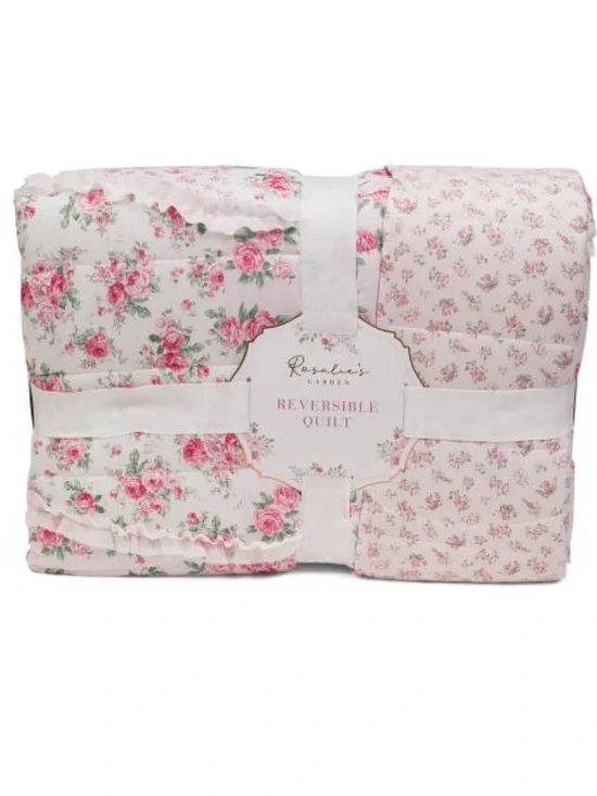 Rosalie’s Reversible Quilt - Pink Floral