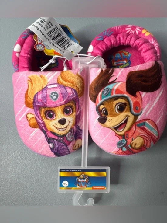 Paw Patrol the movie liberty and skye Slippers Character Print plush dogs novelt