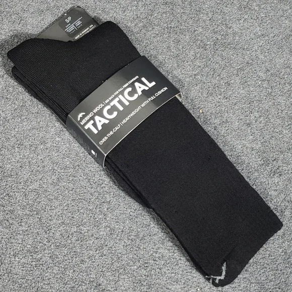 Darn Tough Tactical T450 Socks‎ Unisex Small Black Merino Wool OTC Full Cushion
