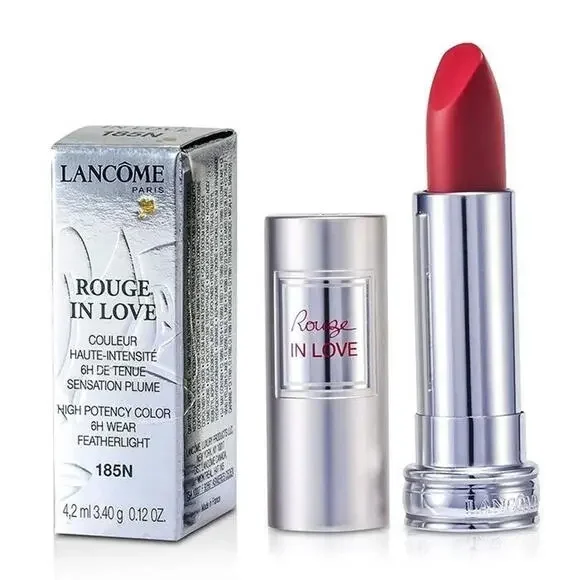 Lancome Rouge In‎ Love High Potency Color Lipstick No. 185N Rouge Valentine