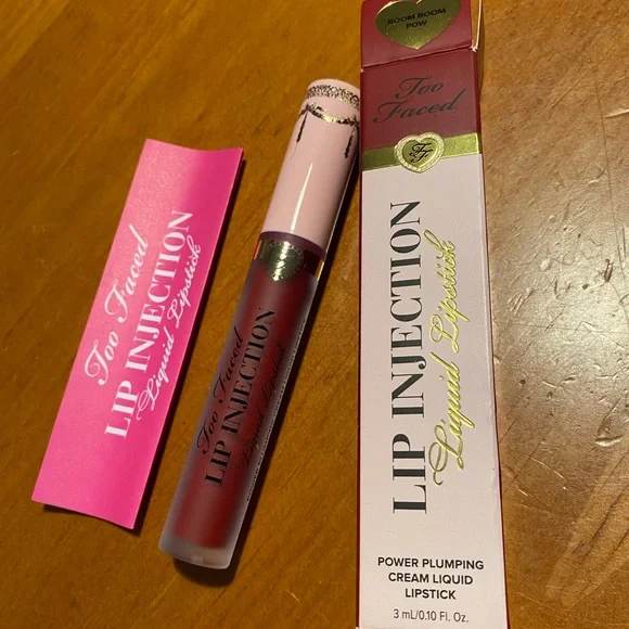 Too Faced Lip Injection Liquid Lipstick Boom Boom Pow