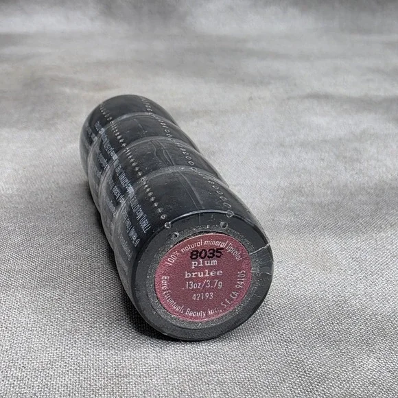 Bare Escentuals bareMinerals NATURAL 100% Lipstick PLUM BRULEE Full Size SEALED