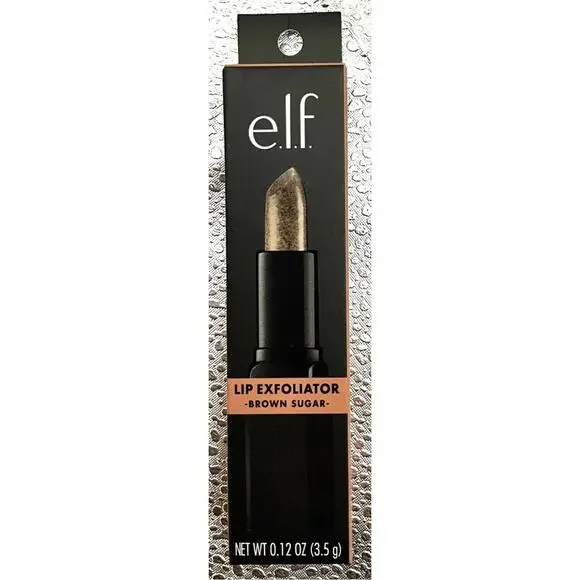 New in Box ELF Lip Exfoliator Cosmetics Brown Sugar .12oz 82510 Ships Fast