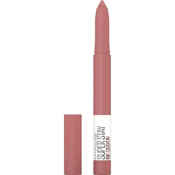 Purple Mauve Pink Maybelline Ink Crayon Lipstick Makeup Built-in Sharpener