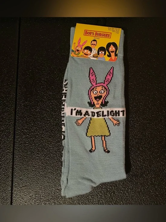 Fun Novelty Socks Featuring Bob’s Burgers