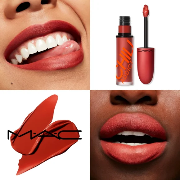 New!! 💄 MAC - Retro Matte Liquid Lip Color 0.17 OZ - CHILI ADDICT 135
