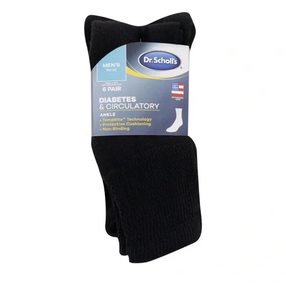 MEN’S SOCKS DR. SCHOLL’S 6 pair #350