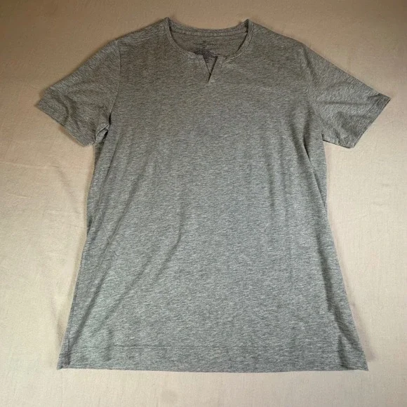 Tommy John Second Skin Crew Neck T-Shirt Heather Grey Pima Cotton Modal Small S