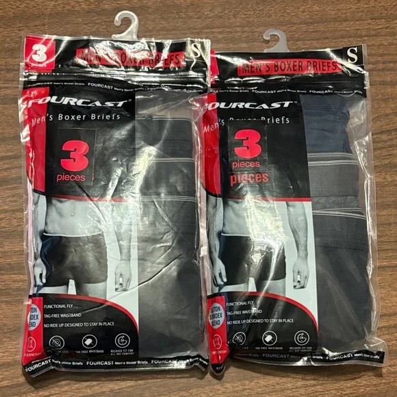 NEW Men’s Small Boxer Briefs 6 Pairs