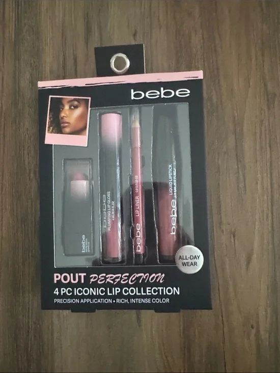 bebe Pout Perfection 4-Piece Lip Set - Pout