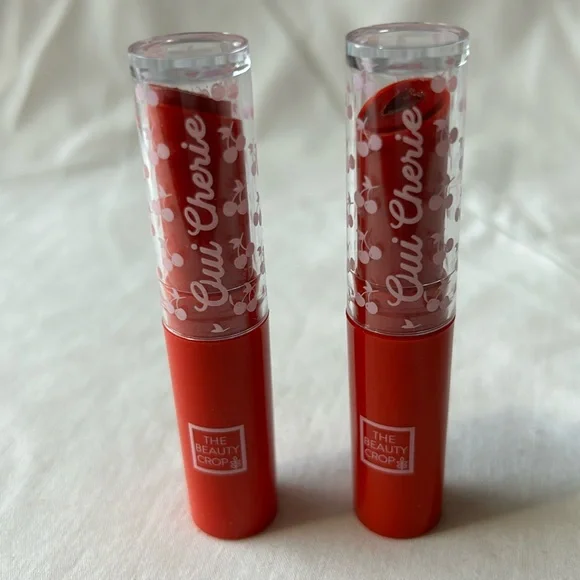 The Beauty Crop Oui Cherie Lipstick, Rouge and Nue- 2      New