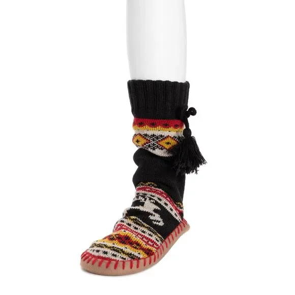 MUK LUKS 50th Anniversary Kid's Slipper Socks - Med (11-13)