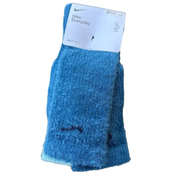 Nike Blue Everyday Dri-FIT Crew Socks - Light Blue Pair