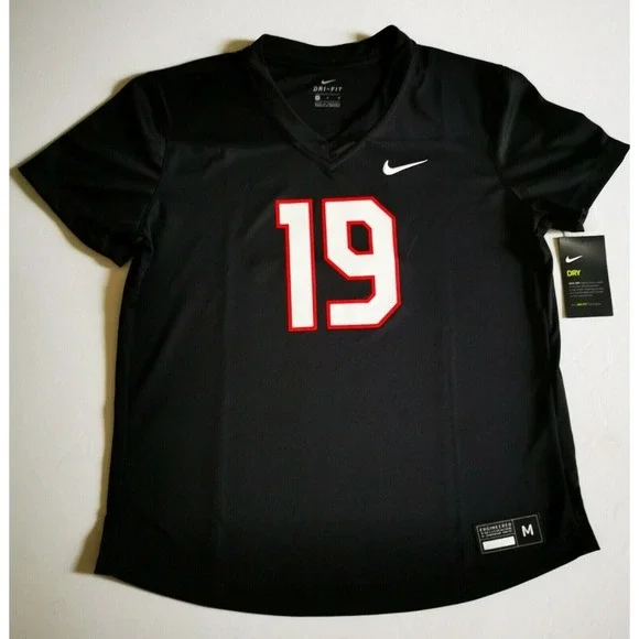 Nike Football Dri-Fit Shirt color black Men's Size M,PIT TO PIT 20 IN NWT