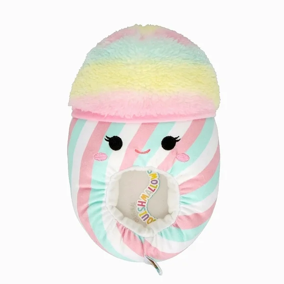 Squishmallow Slippers, Bevin The Snow Cone