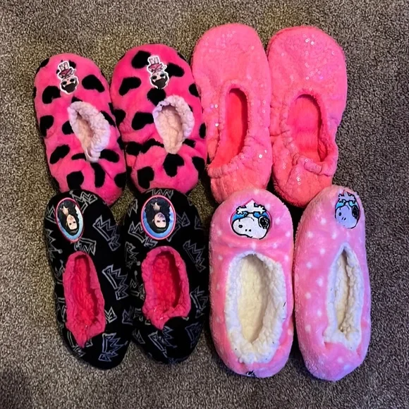Bundle Of Little Girls Slippers