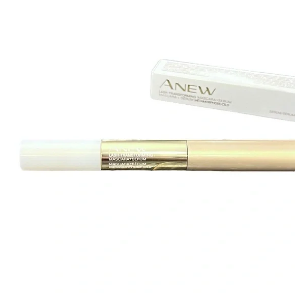 Avon Anew LASH TRANSFORMING MASCARA‎ + SERUM Black Full Size New Old Stock 6.5 g