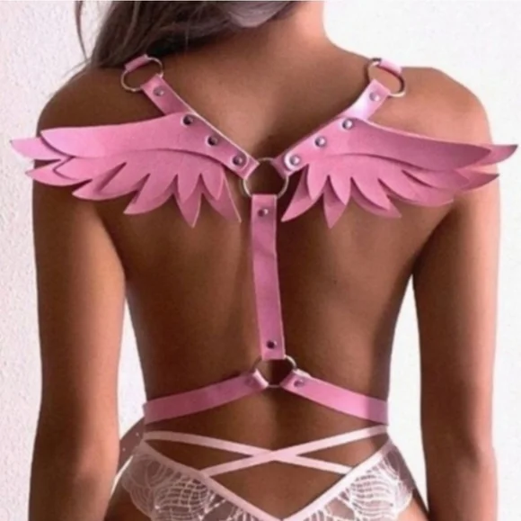 Pink Angel Winged Harness