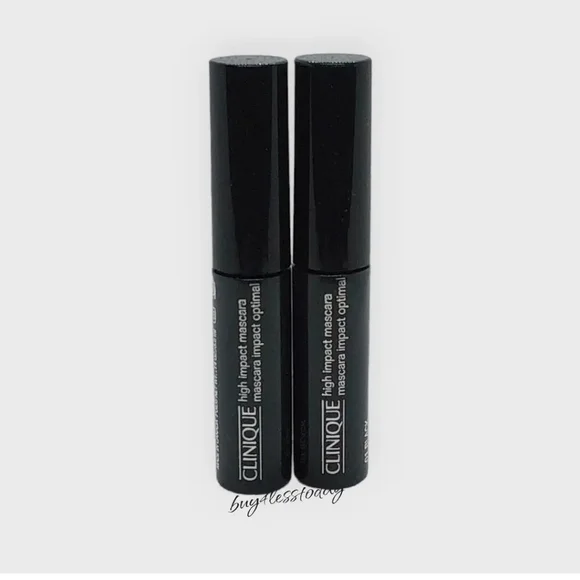 Clinique High impact Mascara 01 Black lot of 2 0.14oz New no box