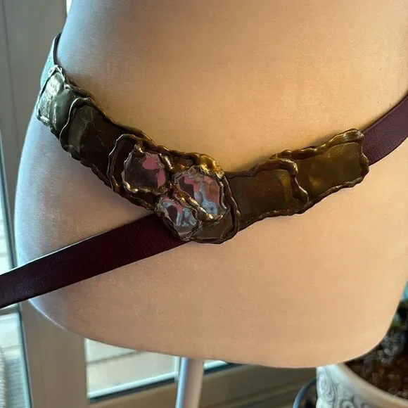 1980 Bonnie Boynton Signed Belt and Buckle