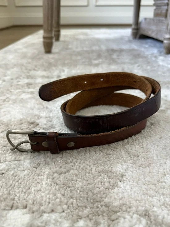 Brown Leather Belt