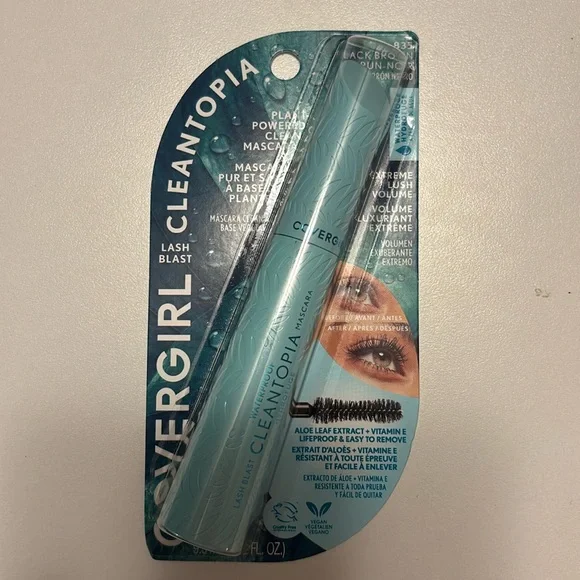 🆕 NWT COVERGIRL Lash Blast Cleantopia Mascara 835 Black Brown