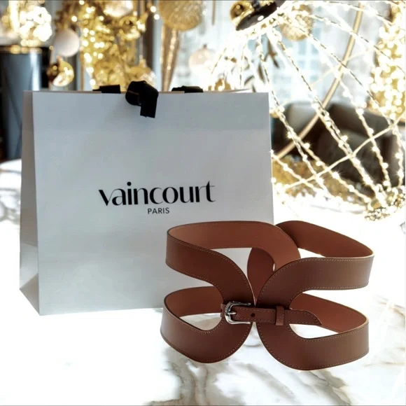 Vaincourt Paris La Délicieuse Leather Belt Waist 30