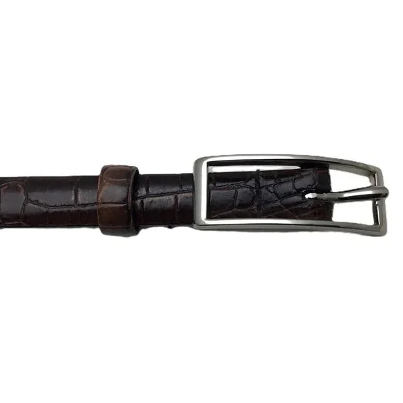 Vintage Nine West Brown Genuine Italian Leather‎ Belt