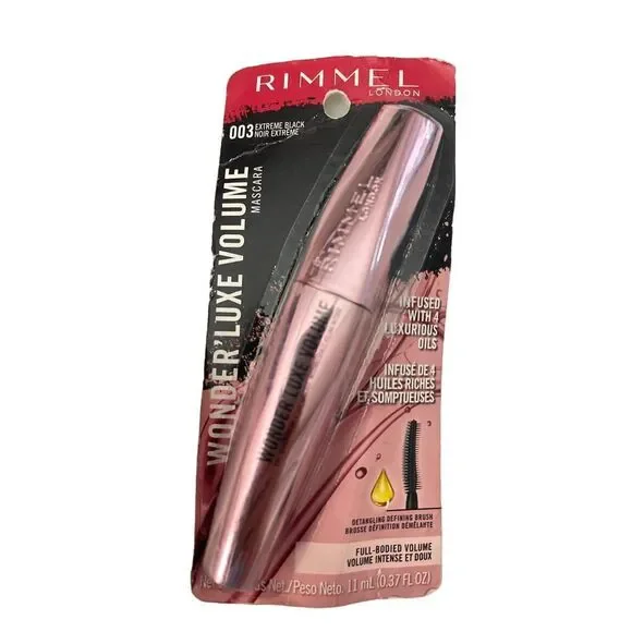 Rimmel Wonder'Luxe‎ Volume Mascara Extreme Black 003 Lash Enhancing FormulaO-3